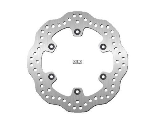 Ng задній гальмівний диск kawasaki klr 650 '90-'07, kle 500 '91-'07 (230x120x5mm) (6x10,5mm) хвиля