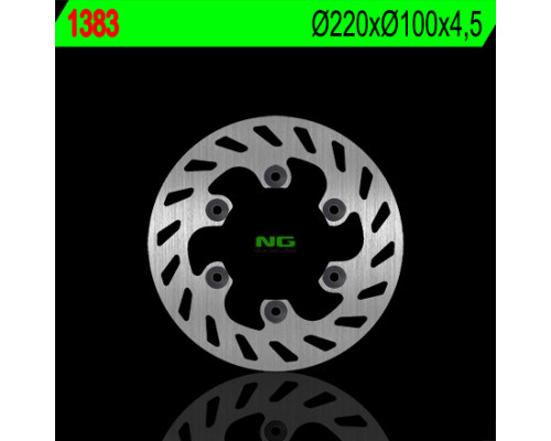 Ng задній гальмівний диск kawasaki klx 300 r '97-'07 (220x100x4.5) (6x10.5mm)