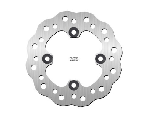 Ng задній гальмівний диск kawasaki klx140 '11-23, kx100 '89-21, kx80 '79-00, kx85 '00-24 (184x84x3mm) (4x9.5mm) хвиля