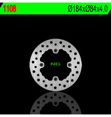 Ng гальмівний диск задній kawasaki kx 80 '84-'99 (184x84x4) (4x6,5mm)