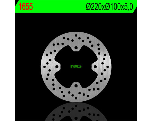 Ng гальмівний диск задній kawasaki zx 10r 16-18 (220x100x5.0mm) (4x10.5mm)