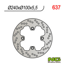 Ng задній гальмівний диск kawasaki zzr 600 93-03, zr7 98-03, zr 550 (240x100x5.5)