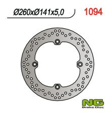 Ng гальмівний диск задній kawasaki, suzuki dl 650 '04-'20, dl 1050 '20, dl 1000 '02-'19 (260x141x5) (4x10.5 mm)