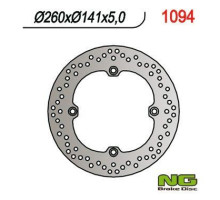 Ng гальмівний диск задній kawasaki, suzuki dl 650 '04-'20, dl 1050 '20, dl 1000 '02-'19 (260x141x5) (4x10.5 mm)