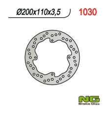 Ng задній гальмівний диск ktm 85 sx '03-'15 (200x110x3.5)(4x6.5mm)