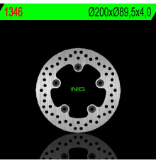 Ng гальмівний диск задній kymco grand dink 125/300 12-15, як 125/150/200 09-18 (200х89,5х4,0мм) (5х10,5мм)