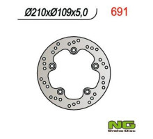 Диск задній гальмівний suzuki an 250 98-03, an 400 98-02 (210x109x5) (5x10,5mm)
