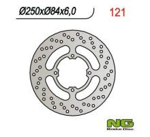 Ng гальмівний диск задній suzuki gs 500e/f '89-'08 gsx 600/750 f '89-'97 (250x84x6)