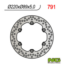 Ng задній гальмівний диск suzuki gsxr/ sv/ tl (220x89x5) (5x10.5mm)
