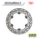 Ng задній гальмівний диск suzuki gsxr/ sv/ tl (220x89x5) (5x10.5mm)