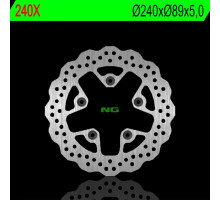 Ng задній гальмівний диск suzuki gsxr1300 99-07, gsxf, gsf 600/650/1200, sv 65099-02, kymco 125/200/300 08-17 (240x89x5,0mm) (5x10,5mm) хвиля