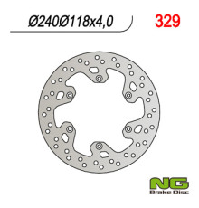 Ng задній гальмівний диск suzuki rm 125 '99-'10, rm 250 '99-'08, drz400sm '04-'10 (240x118x4)