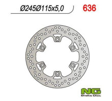 Ng задній гальмівний диск yamaha fzs/ fzr/ xj600/ xt660/yzf 600 thundercat (245x115x5) (6x8.5mm)