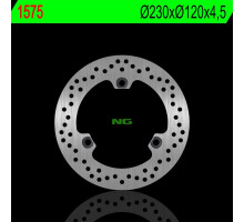 Ng гальмівний диск задній yamaha nmax 125 15-22 (abs) (230x120x4.5mm) (3x10.5mm)