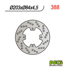 Ng задній гальмівний диск yamaha tzr 50/mbk 50 (203x84x4.5)