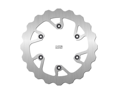 Диск задній гальмівний yamaha wr250/450 '19-21, yz125/250/450 '18-21 (245x115x4mm) (6x6.5mm) хвиля