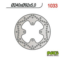 Ng гальмівний диск задній yamaha x-max 125/250 '05-'09 (240x92x5) (4x10,5mm)