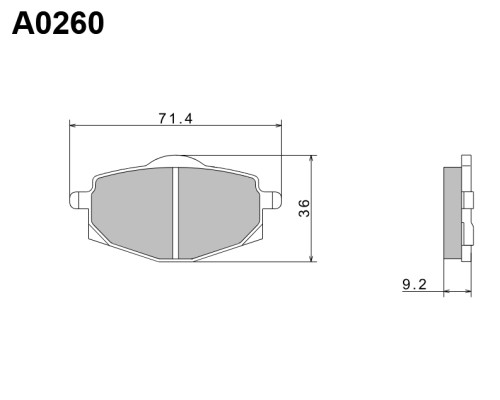 Гальмівні колодки nissin 2024/10 kh101 premium semi-metallic (ece r90) (made in japan) (2p-229ns)
