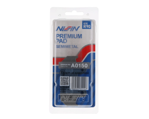 Гальмівні колодки nissin 2024/10 kh121 premium напівметалічні (ece r90) (made in japan) (2p-216ns)