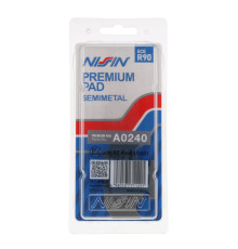 Гальмівні колодки nissin 2024/10 kh152 premium напівметалічні (ece r90) (made in japan) (2p-227ns)