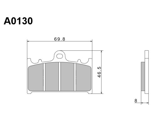 Гальмівні колодки nissin 2024/10 kh158 premium напівметалічні (ece r90) (made in japan) (2p-214ns)