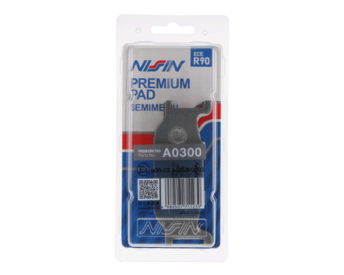 Гальмівні колодки nissin 2024/10 kh179 преміум напівметалічні (ece r90) (made in japan) (2p-233ns)