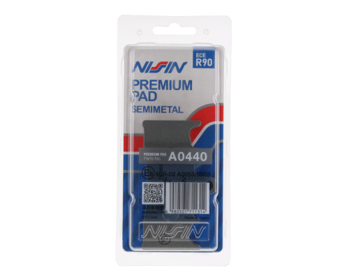 Гальмівні колодки nissin 2024/10 kh188 premium semi-metallic (ece r90) (made in japan) (2p-248ns)