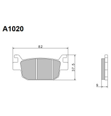 Гальмівні колодки nissin 2024/10 kh415 premium напівметалічні (ece r90) (made in japan) (2p-334ns)