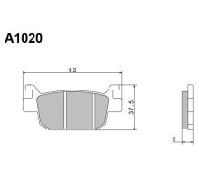 Гальмівні колодки nissin 2024/10 kh415 premium напівметалічні (ece r90) (made in japan) (2p-334ns)