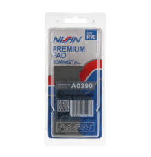 Гальмівні колодки nissin 2024/10 kh424 преміум напівметалічні (ece r90) (made in japan) (2p-243ns)