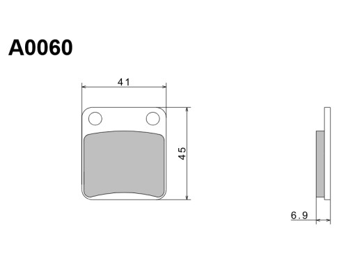 Гальмівні колодки nissin 2024/10 х54 / х257 преміум напівметалічні (ece r90) (made in japan) (2p-206gs)
