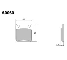 Гальмівні колодки nissin 2024/10 х54 / х257 преміум напівметалічні (ece r90) (made in japan) (2p-206gs)