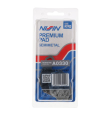 Гальмівні колодки nissin 2024/10 kh67 premium semi-metallic (ece r90) (made in japan) (2p-236ns)