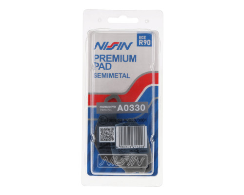 Гальмівні колодки nissin 2024/10 kh67 premium semi-metallic (ece r90) (made in japan) (2p-236ns)