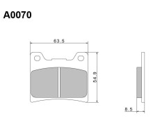 Гальмівні колодки nissin 2024/10 kh88 premium semi-metallic (ece r90) (made in japan) (2p-207ns)