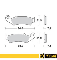 Прокс гальмівні колодки х125 honda cr125/250/500 '87-94 передні