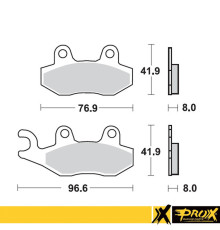 Гальмівні колодки prox kh135 / kh214 yamaha yz 125/250 '90-97 передні