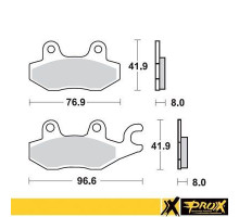Гальмівні колодки prox kh165 suzuki lt-r 450 '06-11, yamaha yfz 450 '04-08 перед права