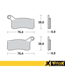 Гальмівні колодки prox kh462 ktm 450/505/525 sx/xc atv '08-12 передні