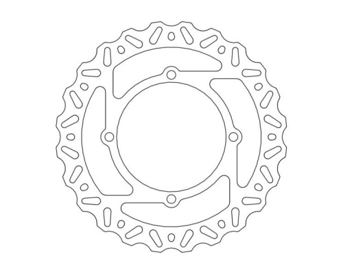 Прокс передній гальмівний диск suzuki rmz 450 (05-17), rmz 250 07-18 хвиля