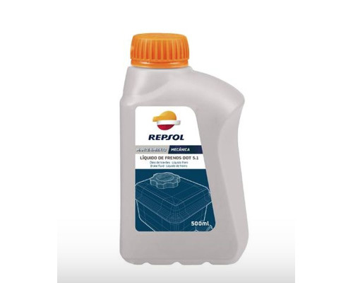 REPSOL BRAKE FLUID LIQUIDO DE FRENOS DOT-5.1 500ML (25) (ЗАМІНЮЄ RP701B96)