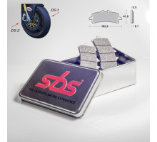 Гальмівні колодки sbs kh447 racing dual sinter gold color лівий передній диск kawasaki / suzuki / ducati / mv augusta перед (використовувати з 841ds-2) (див. додатковий опис), (за запитом - )