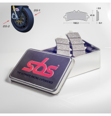 Гальмівні колодки sbs kh447 racing dual sinter gold color disc правий kawasaki / suzuki / ducati / mv augusta перед (використовувати з 841ds-1) (див. додатковий опис), (за запитом - )