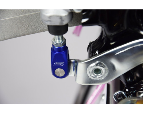 SCAR RACING BRAKE MASTER AXLE END REAR YAMAHA YZ 65 '18-'25, YZ 85 '94-'25, YFZ 450R '09-'25 BLUE