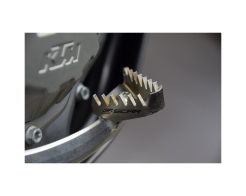SCAR RACING TITANIUM ЗАДНІЙ ГАЛЬМУВАЛЬНИЙ ВАЖЕЛЬ KTM HUSQVARNA GAS GAS SHERCO TITANIUM COLOR