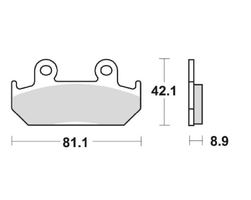 Шух продаж тормозні колодки х121 honda cmx 450 86-89, cbr 600 87-94, xrv 750 90-92 передні