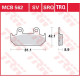 Гальмівні колодки trw lucas kh121 sinter racing honda cmx 450 86-89, cbr 600 87-94, xrv 750 africa twin 90-92, передні (заміна mcb562srq)(акція)
