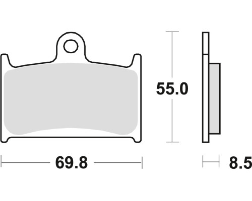 Тормозні колодки trw lucas kh145 kh236 organic suzuki gsxr 750 88-93, gsxr 1100 89-92, triumph daytona 955 96-06, speed triple 955 99-04, daytona 1200 95-97, trophy 1200 94-03, передні (акція)