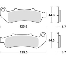 Тормозні колодки trw lucas kh189 sinter street honda cbr 1000 f dual 93-00 передні/задні (продаж)