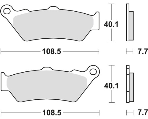 Гальмівні колодки trw lucas kh209 kh209/2 organic aprilia pegaso 650 97-10, etv100 caponord 01-09, bmw f 650 / cs / gs / dakar / st 94-08, g 650 08-14, f 700 / 800 / 750 / 850 gs / adv '08 -, r 1200gs / adv 14-18, k 1600 gt / gtl '11-, перед/зад